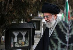 حضور رهبر انقلاب در مرقد مطهر امام راحل و گلزار شهدای بهشت زهرا