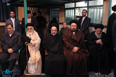 تشییع پیکر دکتر صادق طباطبایی از جماران